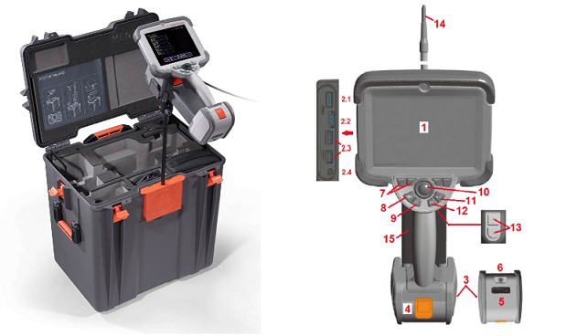 韋林工業(yè)視頻電子內(nèi)窺鏡MViQ的組件 韋林工業(yè)視頻電子內(nèi)窺鏡MViQ的組件